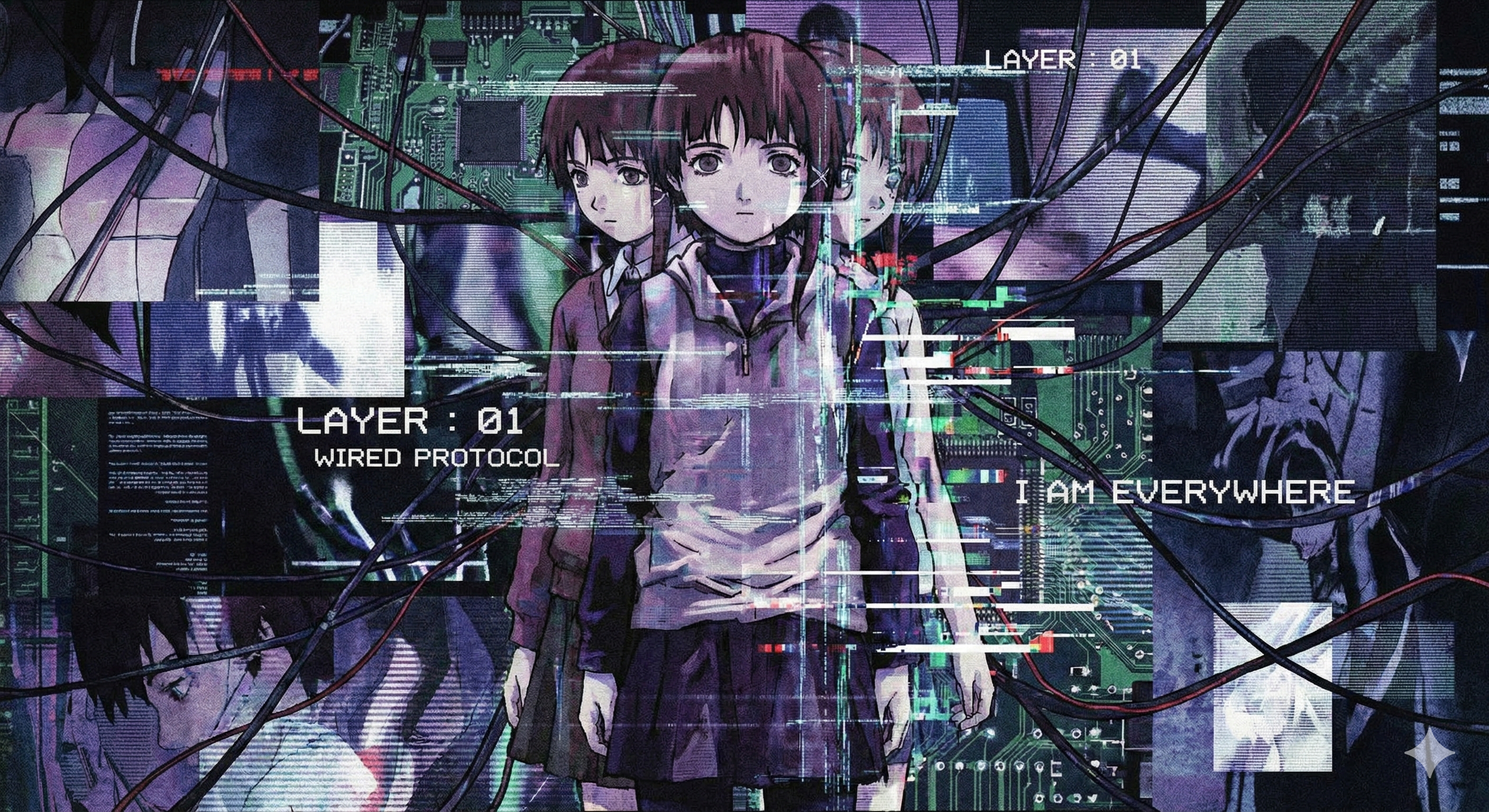 Shell vs Terminal - Lain con sus múltiples capas de realidad