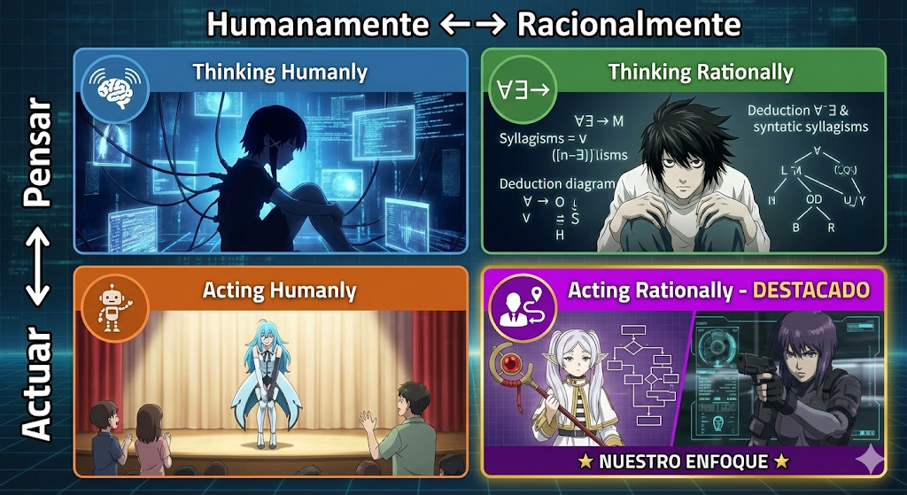 Los Cuatro Enfoques de la IA