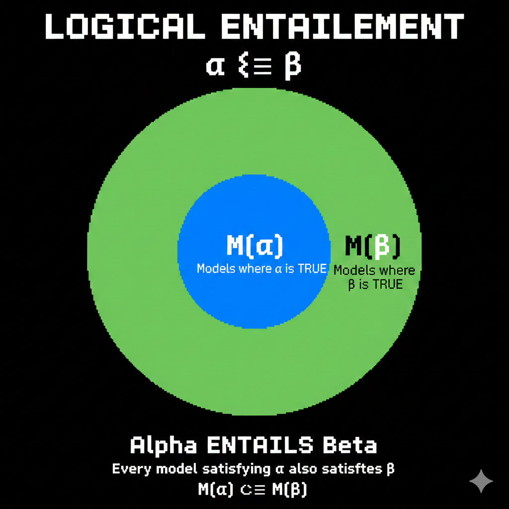 Entailment como subconjuntos de modelos
