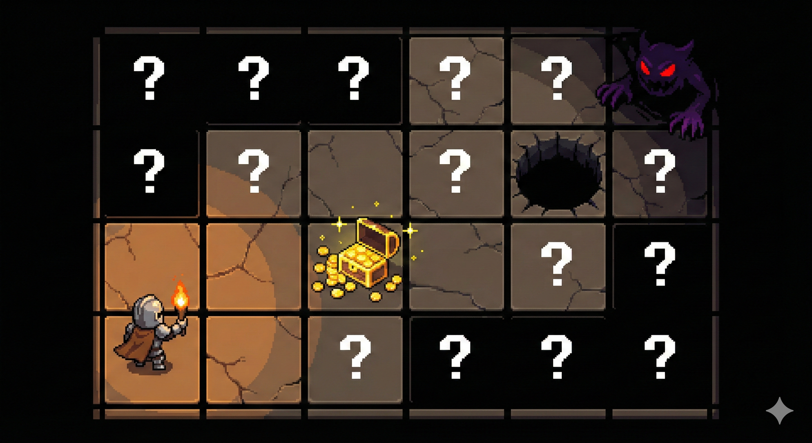 Wumpus World - El agente debe razonar para sobrevivir