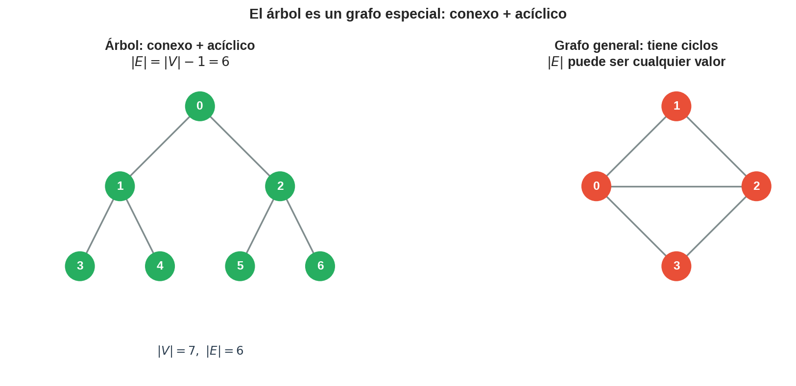 El árbol como grafo especial